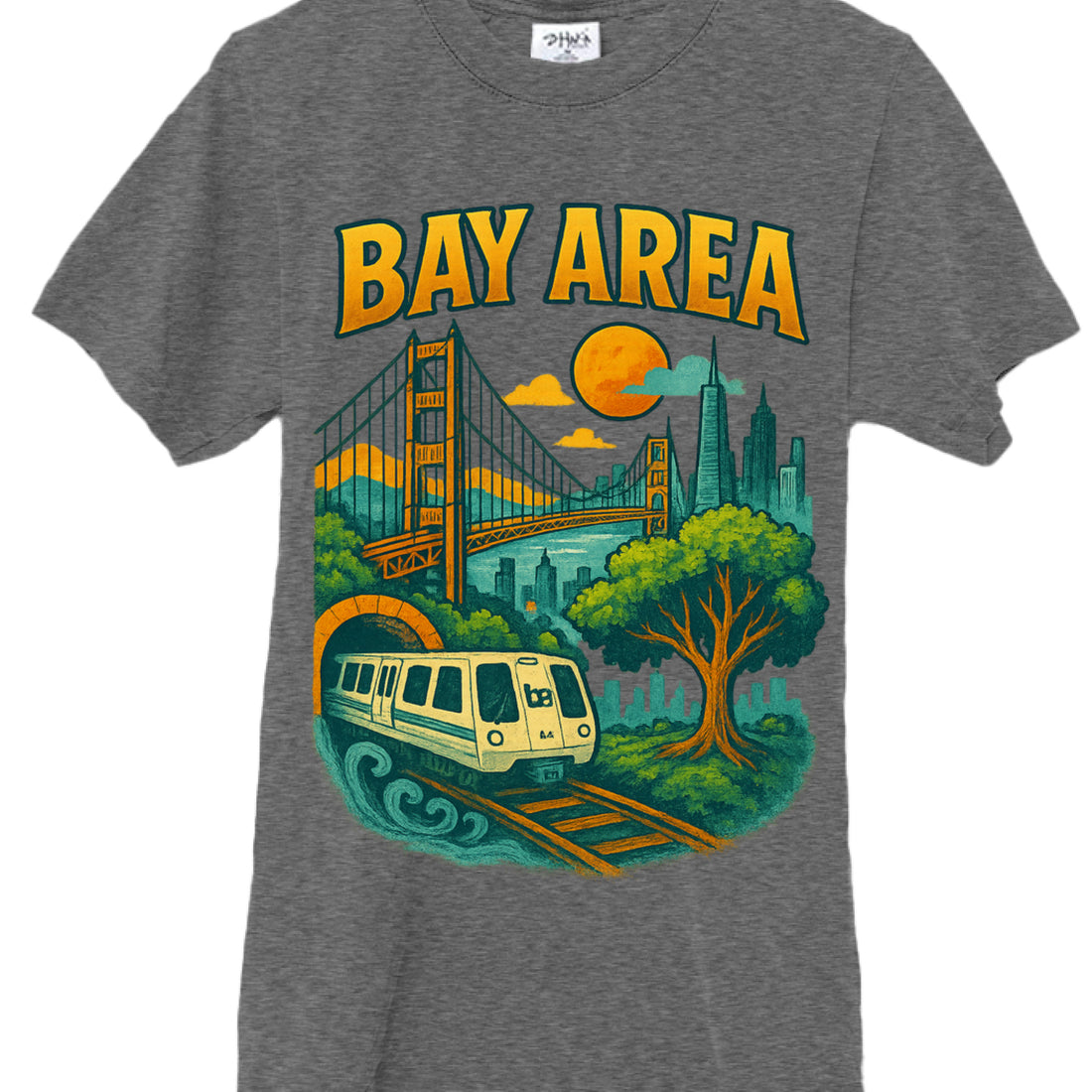 Charcoal Grey Heather - FRONT